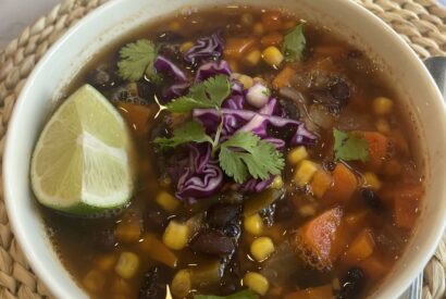 Thumbnail for Easy WFPB Taco Soup for Weight Loss and Meal Prep (Starch Solution Friendly!)