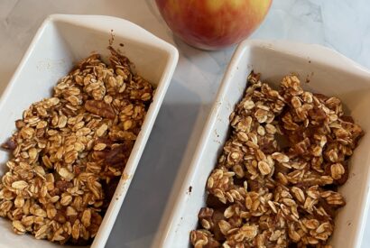 Thumbnail for Healthy Oil-Free Fat-Free Apple Crisp 🍎✨