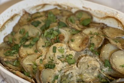 Thumbnail for 🥔 Easy Plant-Based Scalloped Potatoes (Creamy, Healthy & Oil-Free)