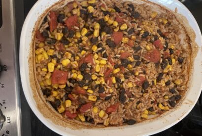 Thumbnail for Mexican Baked Rice and Beans – Easy One-Dish WFPB Meal That’s Cheap, Healthy, and Delicious