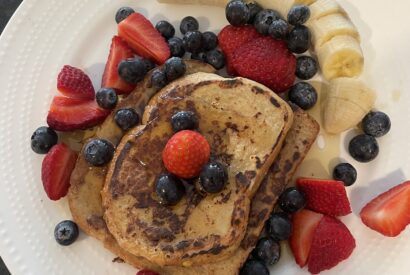 Thumbnail for Healthy High-Protein Vegan French Toast (WFPB & Oil-Free)
