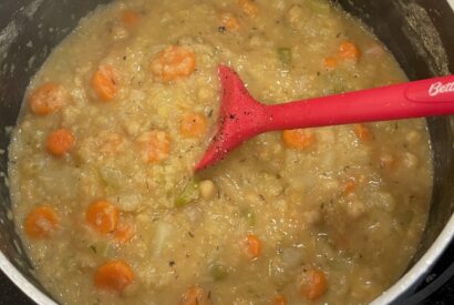 Thumbnail for High Protein Red Lentil Soup | Easy WFPB Oil-Free Starch Solution Recipe for Weight Loss
